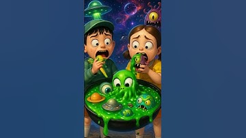 Squid Game Al Edible Alien 2 ASMR #squidgame #squidgamchallenge #animation #funny #children #ai