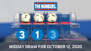 RI Lottery Midday 10/12/2020