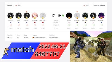 ♥️Fastcup Counter-Strike match.8467707 | CS1.6 5v5 de_inferno 2022-06-23
