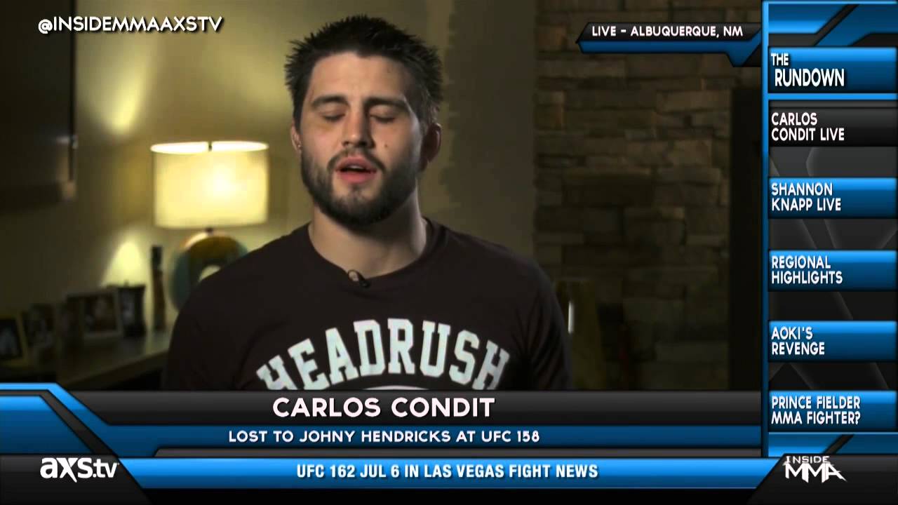 wrestling moves Did Condit Beat Hendricks?