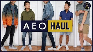 AMERICAN EAGLE Men's Try-On Haul & Review | Spring/Summer Style (5 Casual Outfits) screenshot 4