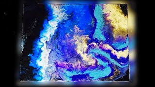Making FLUID ART with RESIN, Mica Powder Pigments and a Flip Cup
