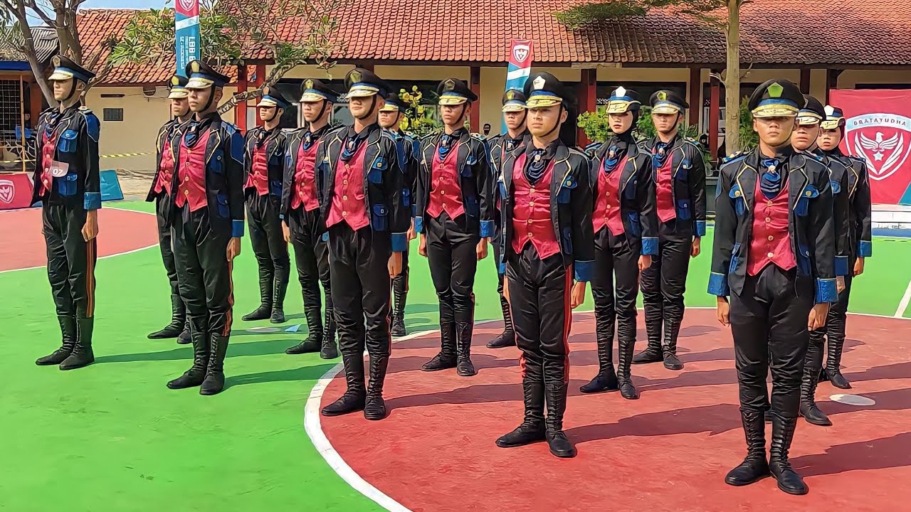 Juara BEST PBB 1! | Paskibra SMK Penerbangan Bina Dhirgantara Solo tampil keren di LBB BRATAYUDHA 4