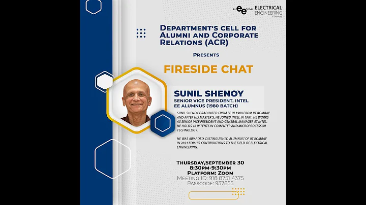 Fireside Chat with Mr Sunil Shenoy, IITB EE 1980 |...