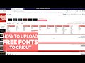 Easy How to download fonts from Dafont.com to Cricut Design Space