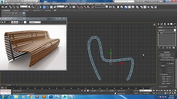 Tutorial on Modeling a stylish sitting bench in 3dsmax.