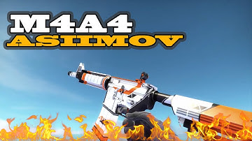 M4A4 Asiimov Gameplay (CS GO Skins)