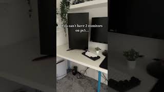 2 monitors on 1 ps5? #fortnite #ps5 #gaming