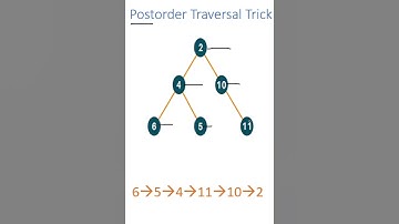 "Post-Order Traversal in 30 Seconds! 🚀 #DSA #BinaryTree"