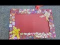 How to make Photoframe at home| Best out of waste | Easy photoframe from cardboard| Useful Creations