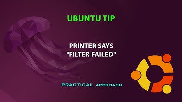 UBUNTU FIX: Printer says "Filter failed"