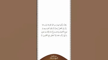 تلاوة في دقيقة سورة هود الآيات ٤١ ٤٢ الشيخ بندر بليلة