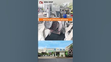 Continuous Rice Husk Charcoal Making Machine#charcoalmakingmachine #charcoalbriquettemachine