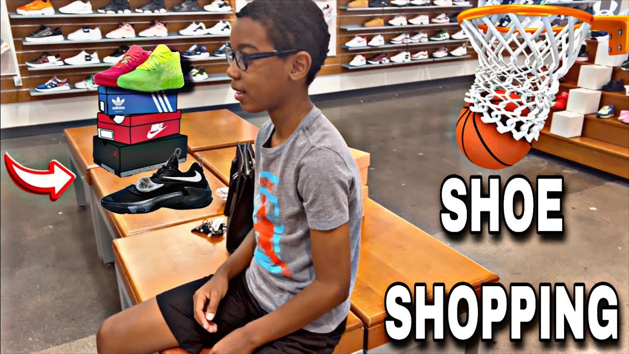 Shopping For Basketball Shoes YouTube