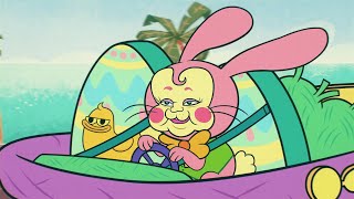 Easter Bunny and Marshmallow Ducky  Teen Titans Go! 'Feed Me'