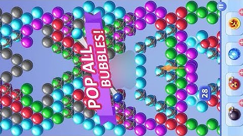 Bubble shooter Android gameplay I bubble shooter IBubble shooter level 123 to 124 |Bubble Shooter