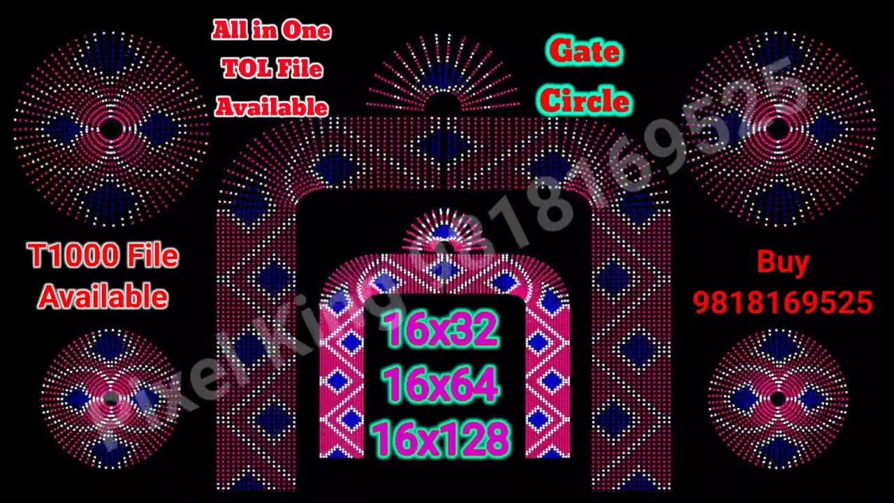 PIxel Led lededit TOL And Programming files available 16x ver. 1 