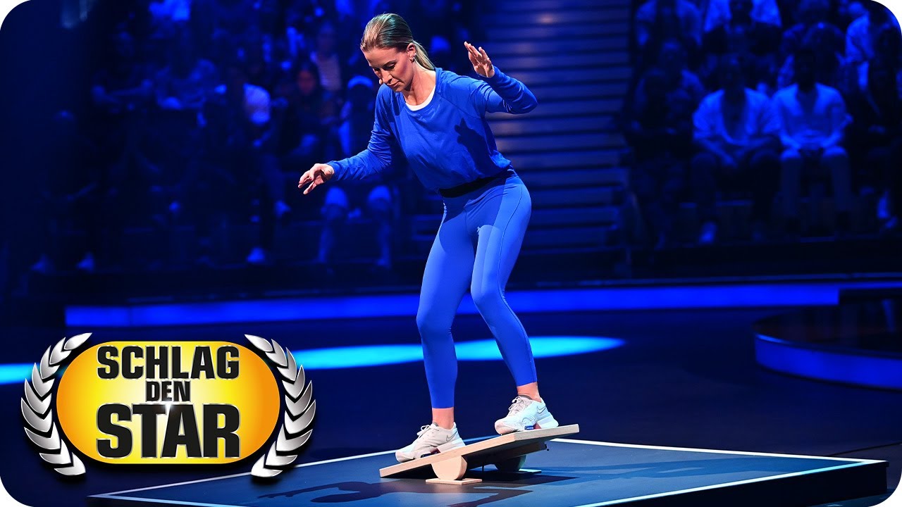 Balanceakt bei Schlag den Star - Jeannine verliert die Bodenhaftung | Charlotte Würdig vs. Jeannine