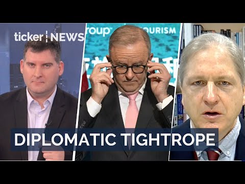 Albanese walks a tightrope between international giants