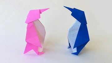 How to Make an Origami Penguin / Paper Penguins ❤️