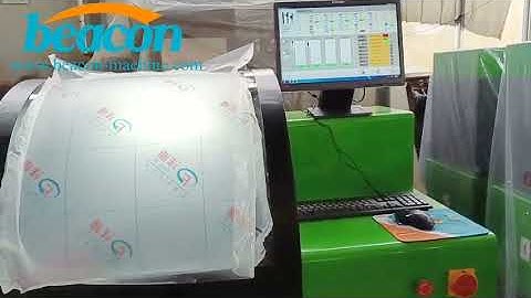 auto repair CR305 common rail injector coding test bench operation video