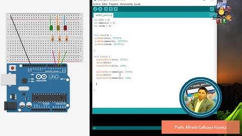 Programación de un semáforo con Arduino FÁCIL