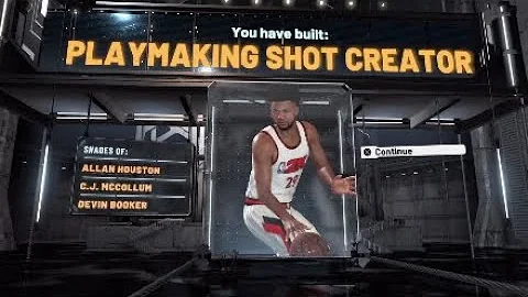 The Best NBA 2k21 PlayMaking Shot Creator build