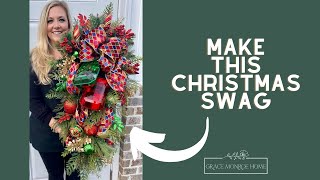 How to Make a Christmas Swag with Jewels  DIY Christmas Gem Swag