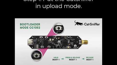 Getting started with the Catsniffer
