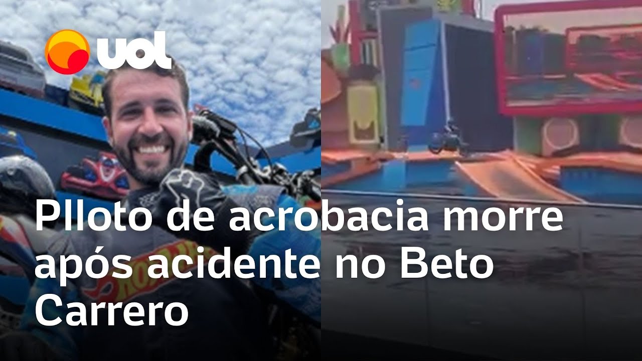Piloto de acrobacias more após sofrer grave acidente em show no Beto Carrero; veja