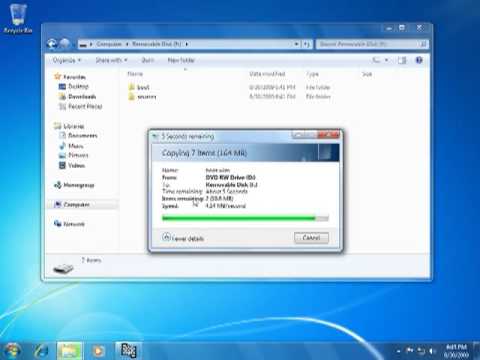 Windows 7 - Create A System Repair Disc On A Bootable USB Flash Drive