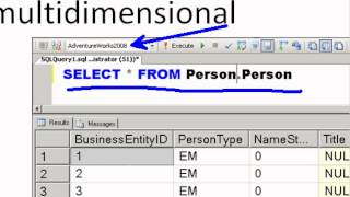 Comparing Relational Databases to Multidimensional Databases in SQL Server 2008/R2 Analysis Services