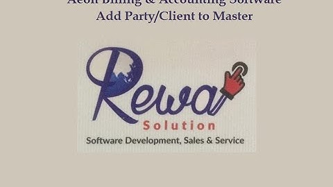Learn To Use Aeon Billing & Accounting Product for Beginner  how to add party/client