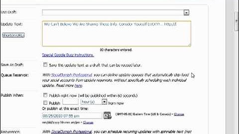 Socialoomph Tutorial: How To Use Socialoomph
