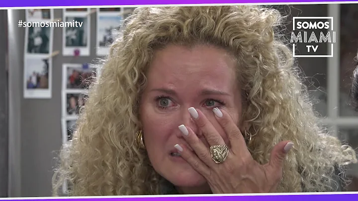La actriz Carmen Daysi Rodrguez se emociona al ver...
