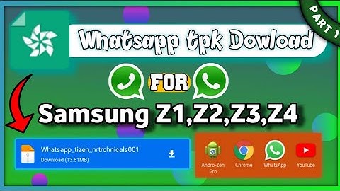 HOW TO USE ANDROID WHATSAPP ON TIZEN AFTER REMOVED FROM TIZEN STORE ||  WHATSAPP TPK FOR TIZEN OS
