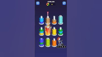 nut Sort level 208 | #nutsort #gaming #gameplay #puzzle #shorts #latestnews #tiktok #funny #love