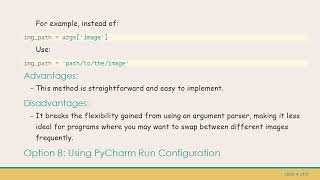 Resolving Command Line Argument Errors When Running Scripts in PyCharm