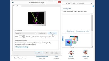 Windows 8.0 Professional - Turn the Screen Saver On or Off