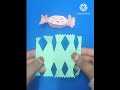 Easy paper cute toffee #viral #shortvideo #shorts #diy #diycrafts #origami #papertoffee #papercraft
