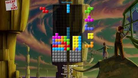 Jstris Default Room: NotPeople 396 lines, 172.89 APM, 3.81 PPS!