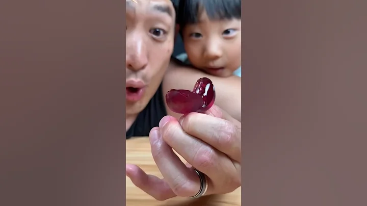 More popping grape jellies! This one was cool #shorts #viral #funny