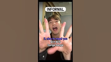 Formal vs Informal Korean phrases 🤗🙏🏻 #koreanjam #jamkorean #koreanguy #koreanlanguage