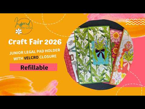 Junior Legal Pad Holder with Velcro Closure - Craft Fair 2026