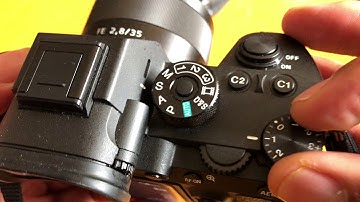 Sony A7riii, A7iii, A7rii, A7 - SHUTTER MODE