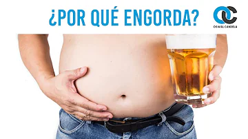 ¿Qué bebidas causan barriga grande?