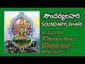 Soundaryalahari slokas  songs 110  soundaryalahari  bhupala ragam