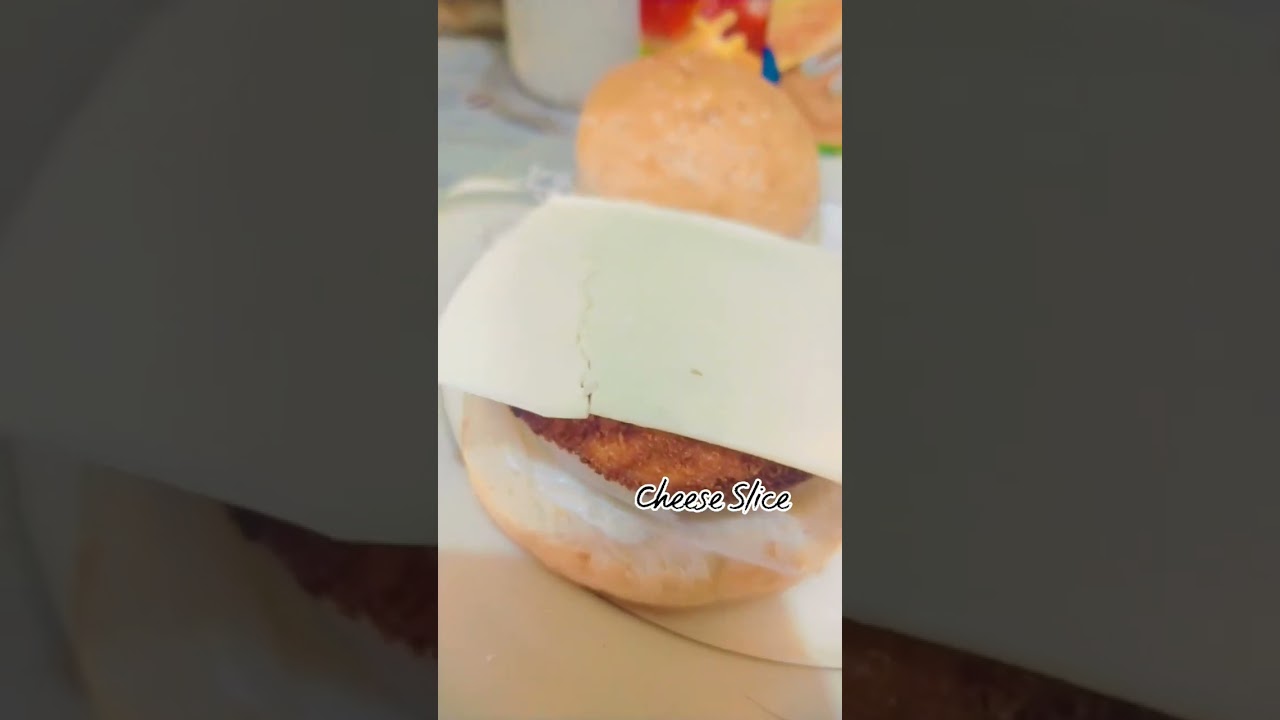 Crispy chicken Burger Mon salwa 🍔