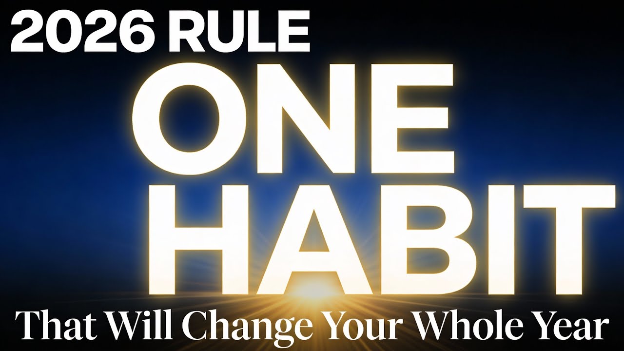 2026 Rule: One Habit That Will Change Your Whole Year | Lessons from ...