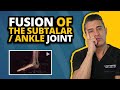 Fusion of the subtalar  ankle joint using an im rod